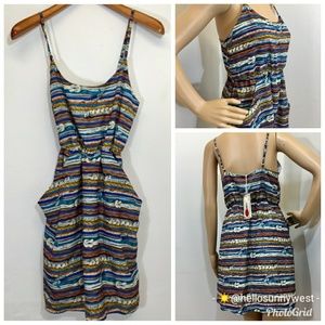 Pretty Penny NWT 2 Rope Pockets Spaghetti Dress